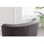 Fauteuil d'appoint contemporain en velours rembourré de mousse dense et au design unique, idéal pour améliorer le confort d'assise et l'esthétique de la pièce-85951478