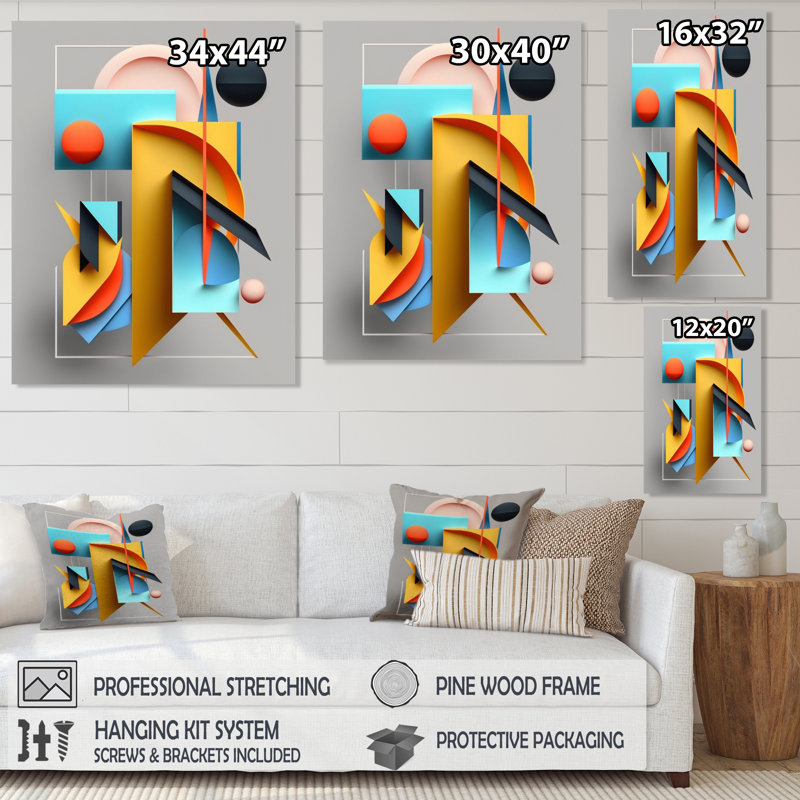 Chinami - reproduction sur toile tendue, H 44 po x l 34 po x P 1,5 po