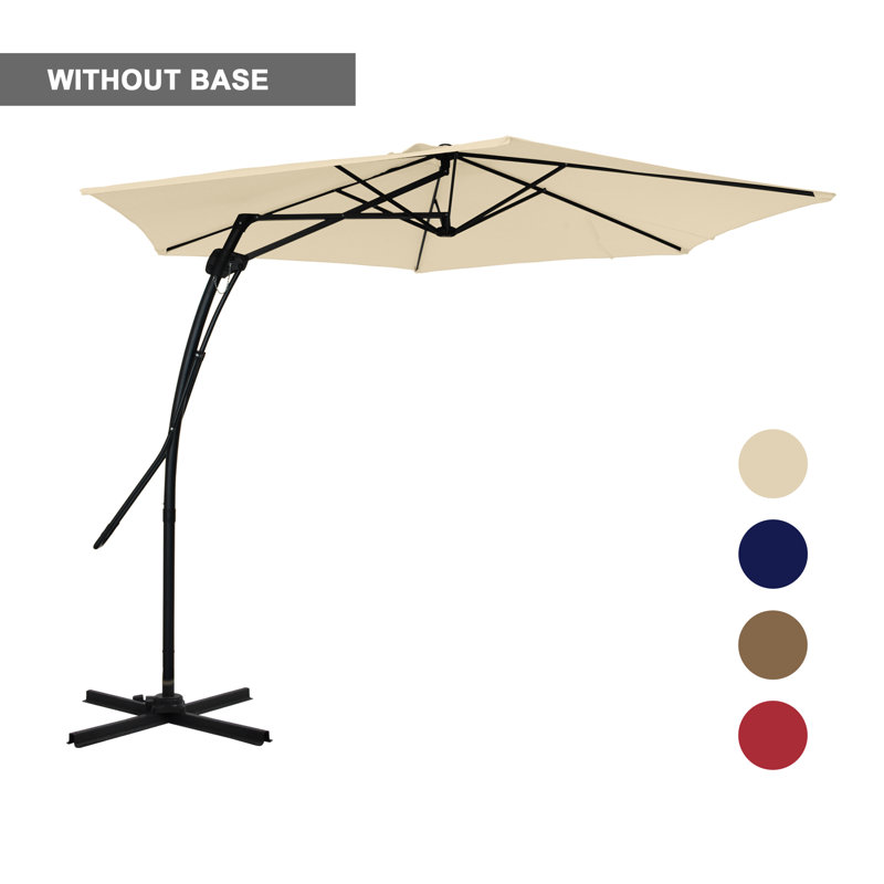 Parasol en porte-à-faux 10 pi Darathy, Beige