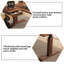 Bureau d'étude et de bureau réglable en L en bois d'hévéa massif de 55,12 po-130057162