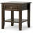 Solid Wood Transitional End Table With Drawer And Open Shelf, Handcrafted Pine Furniture For Living Room And Bedroom