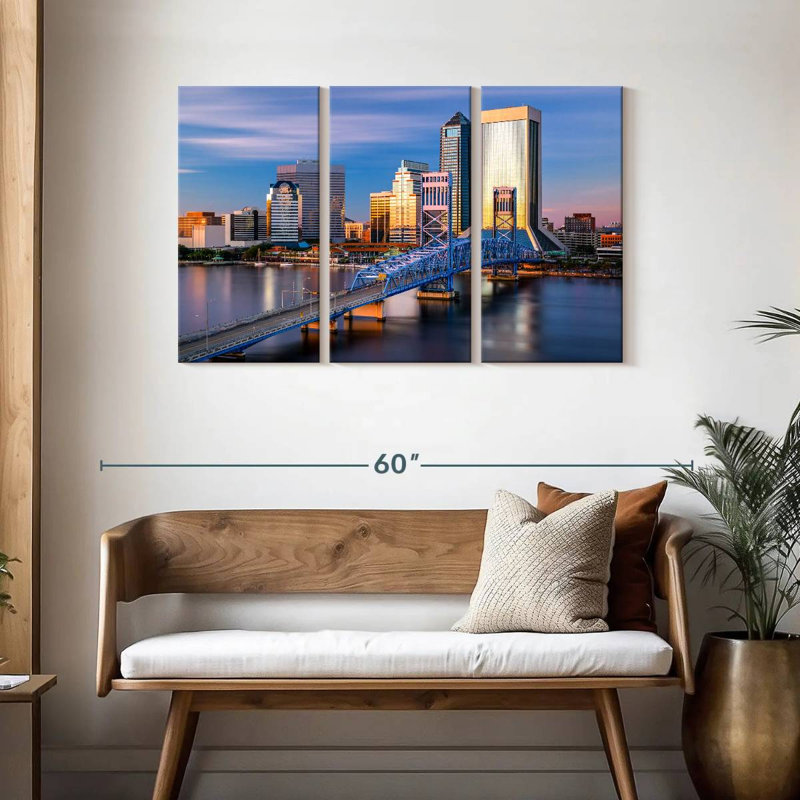 Jacksonville, Floride, pont principal, H 28 po x l 45 po