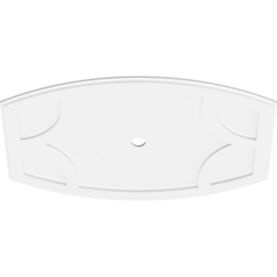 40"W x 26 5/8"H x 2"ID x 21 1/2"C x 1"P Kailey Architectural Grade PVC Contemporary Ceiling Medallion