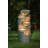 31.9'' H Modern Gray Hand Crafted Weather Resistant Outdoor Floor Fountain with Lights