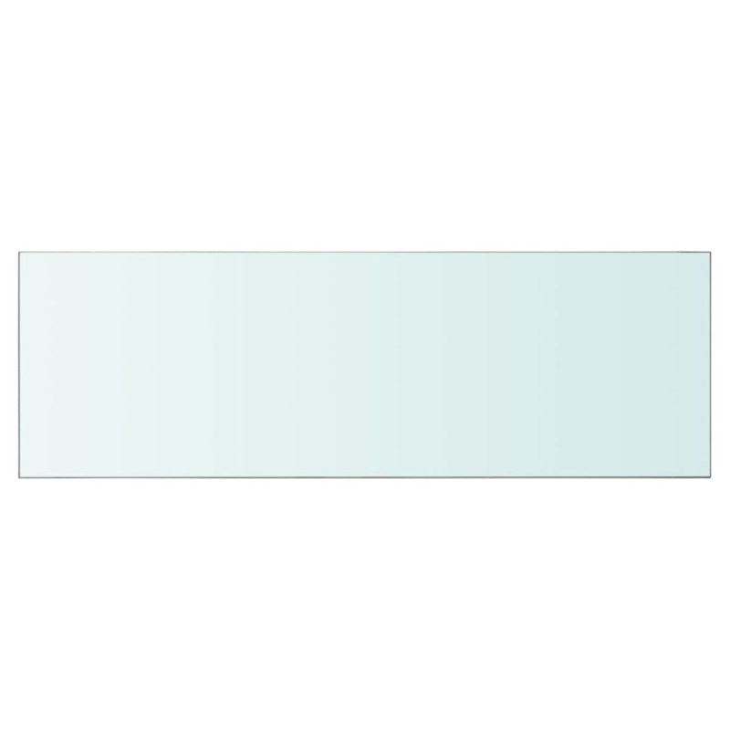 Glass Floating Shelf, 0.8cm H x 90cm W x 30cm D