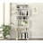 Lucy-Lee Geometric 6-Shelf Wall Library 64"H-23"W-844672923