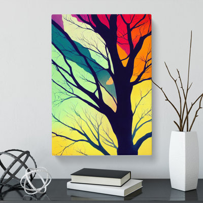 Tree Abstract in Colour Vol.8 - Wrapped Canvas