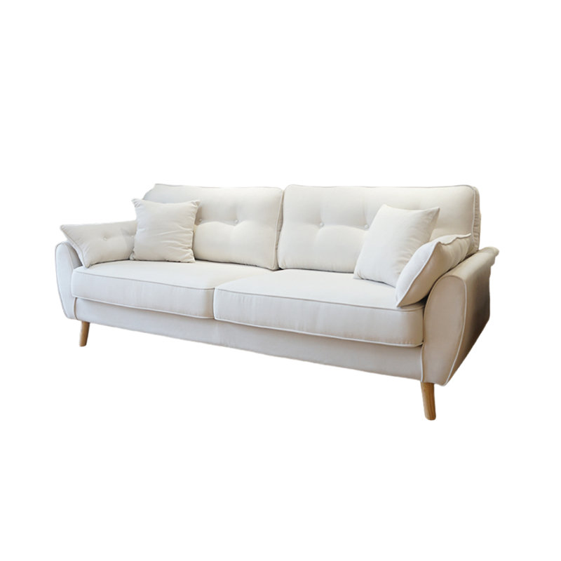 Causeuse Simple Simple, Blanc cassé