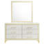 Commode 6 tiroirs avec miroir Malcolm