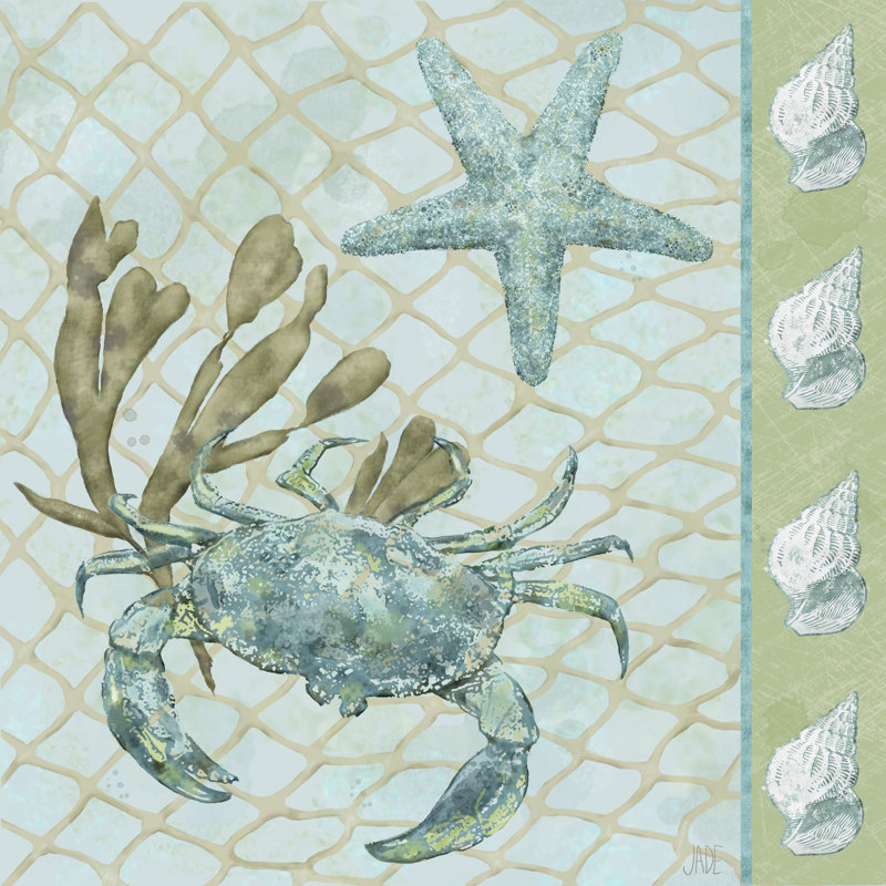 Under Sea II by Jade Reynolds - Wrapped Canvas Print, 122cm H x 122cm W