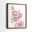 Watercolor Blooms I - reproduction encadrée de qualité supérieure - prête à être accrochée - aucun clou requis - aucun clou requis-96807218-96807221