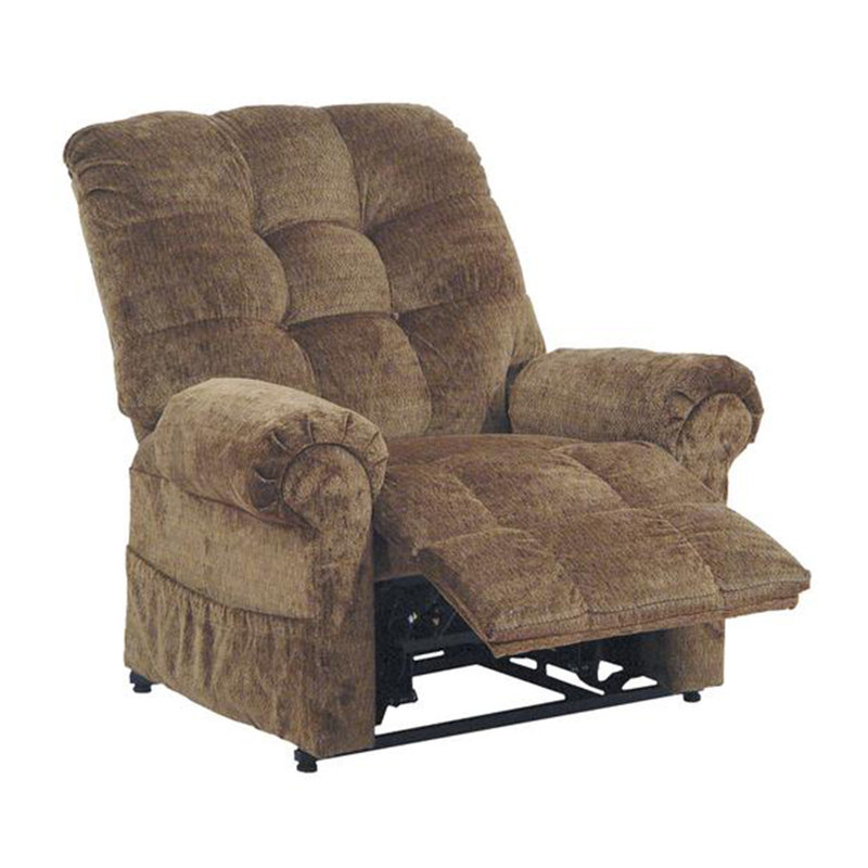 Bairoil Upholstered Lift Assist Power Recliner, Brown