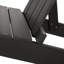 Chaise Adirondack avec repose-pieds dissimulé