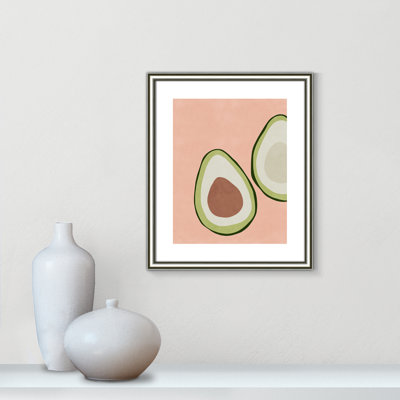 Avocat tranché - reproduction d'art