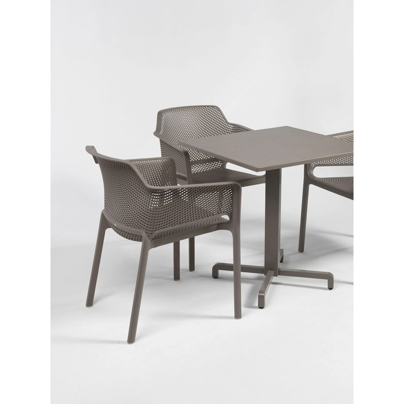 Net Outdoor Dining Armchair, Brown