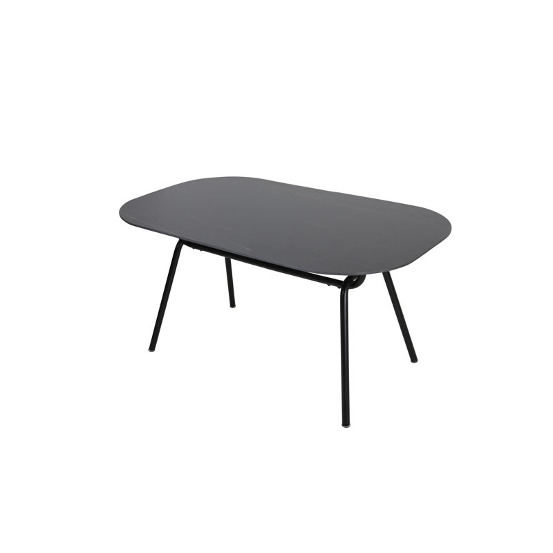 Abberbury Stone Top Metal Base Dining Table