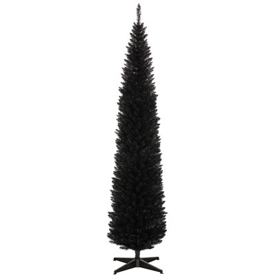HOMCOM 8' Artificial Pencil Christmas Tree