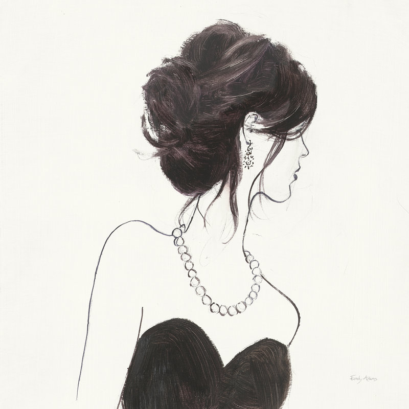 Elegance II - Wrapped Canvas Painting, 30cm H x 30cm W x 3.8cm D