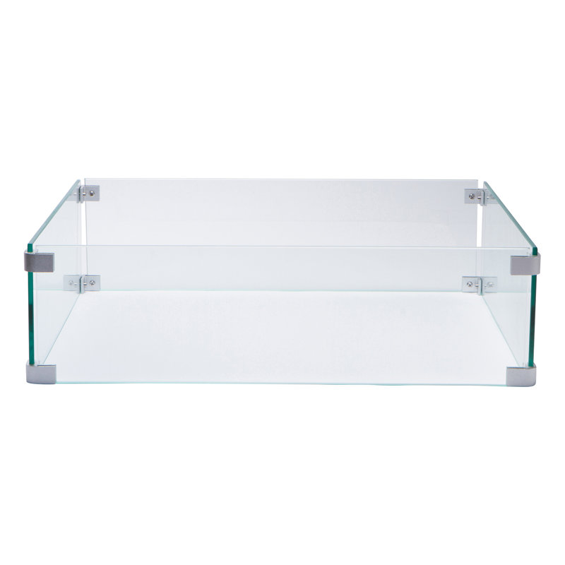 Pare-étincelles en verre 21,5 x 21,5 po Nixon