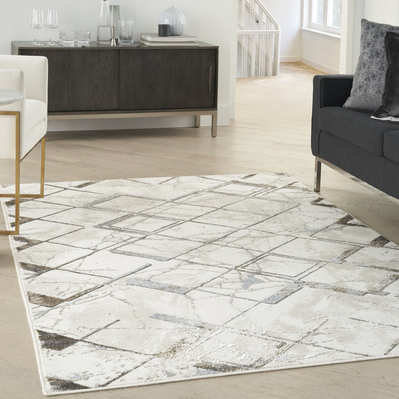Affie Geometric Area Rug, Rectangle 119 x 180cm