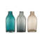 Ensemble de 3 vases de table en verre vert / mousse / pêche-19722931