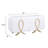 Aster White Gold Console Table