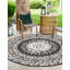 Tapis noir et blanc Contemporary Hitchens-768390370