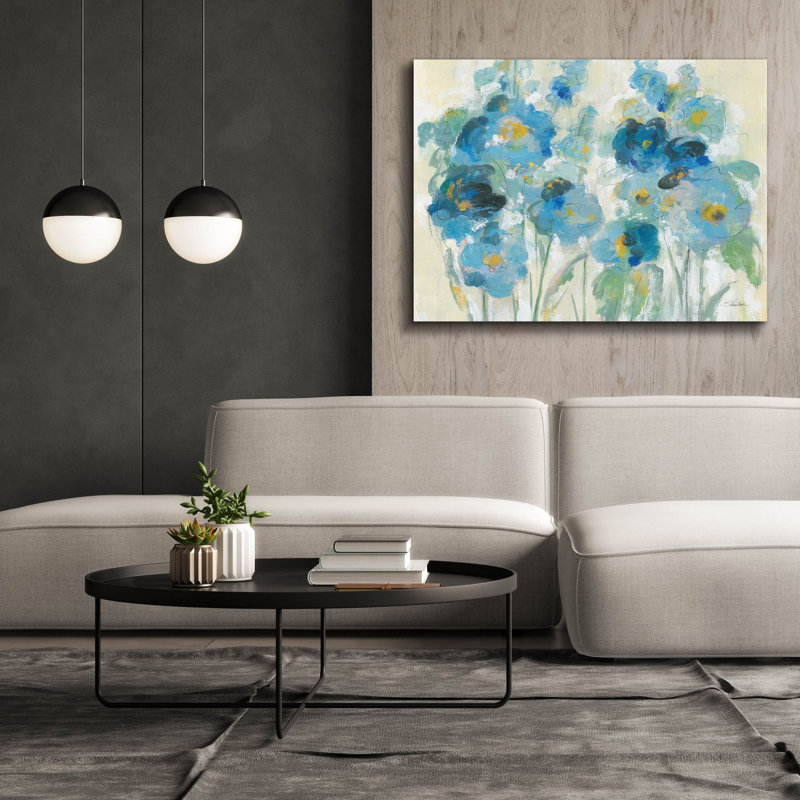 «Loose Bouquet 3» par Silvia Vassileva, art mural sur toile, H 40 po x l 54 po x P 1,5 po