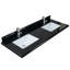 Ensemble de meuble-lavabo double 61 po Gordan