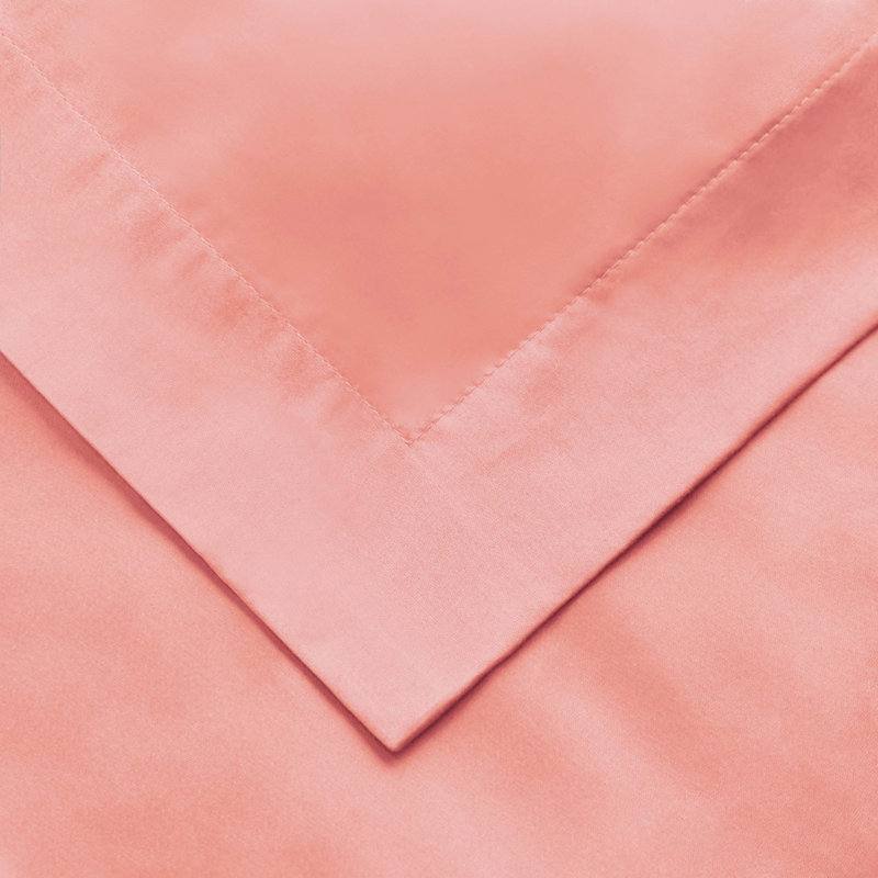 Ensemble de housse de couette 3 pièces Arling, Housse de couette double / grand + 2 taies décora, Rose cendré