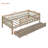 Kids Daybed Wood Bed with Two Drawers-89519854-89519850