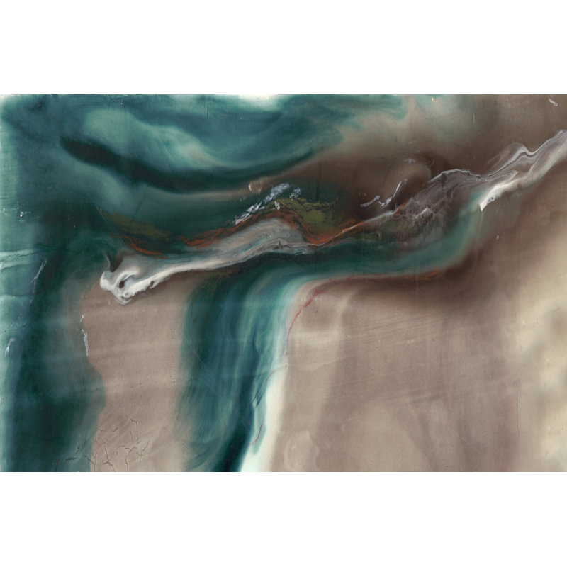 Teal Presence I by Lila Bramma - Wrapped Canvas Art Prints, 20cm H x 30cm W