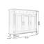 Banc de rangement en bois massif Cherry