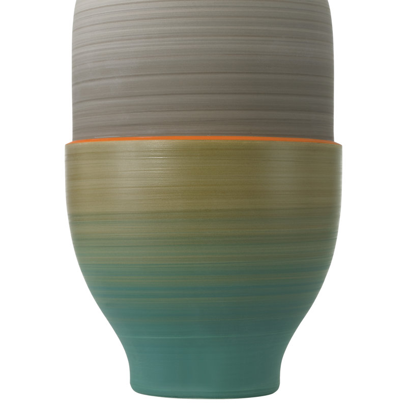 Happy 80's Handmade Ceramic / Porcelain Table Vase