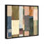 Beige Blocks I Canvas Abstract Print by Oliver Gal, Black Frame, 12 x 12-47444799-47444928