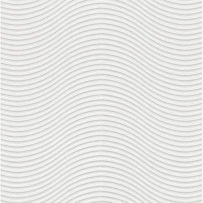 25m x 106cm 3D Embossed Semi-Gloss Wallpaper Roll