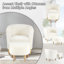 Upholstered 27" Wide Barrel Chair with Ottoman-213654936