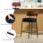 Counter Height Ferrer, 24" Ferrer , Boucle Counter Stools With Back, Boucle Ferrer For Kitchen Island, Dining Room(Set Of 2)-850767378