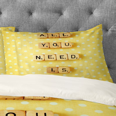Happee Monkee All You Need Is Love 1 Pillowcase