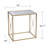 Larden Mirror-Top End Table
