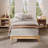 Platform Bed Frame King Size 12 Inch Solid Dry Bamboo Wood, With Wood Slat And Metal Material Support-663324367-663324401