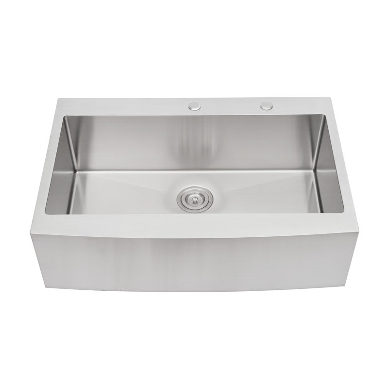 Farmhouse Apron Single Bowl Stainless Steel Kitchen Sink