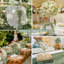 Chemin de table en gaze Cheesecloth