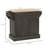 Kitchen Island With Storage, Rolling Kitchen Serving Cart With Rubber Wood Top, Towel Rack, Spice Rack, Storage Drawer And Cabinet-121883147