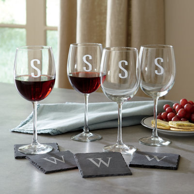 Elaina 19 oz. Crystal Wine Glass Set