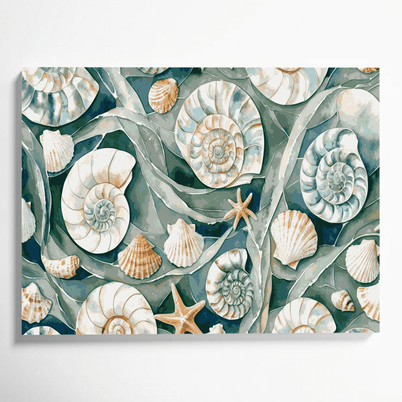 Art mural sur toile gris, H 11 po x l 14 po