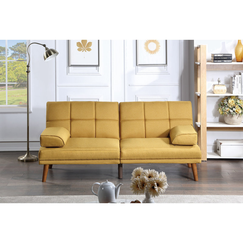 Canapé confortable en polyester, Jaune