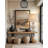  33'' Large Retro Resin Table Lamp, Rustic End Lamp for Living Room Deco