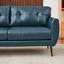 Corvo 61' Faux Leather Flared Arms Loveseat-1375517452