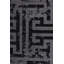 Rapture Gray/Black Camouflage Luxury Area Rug-68867263